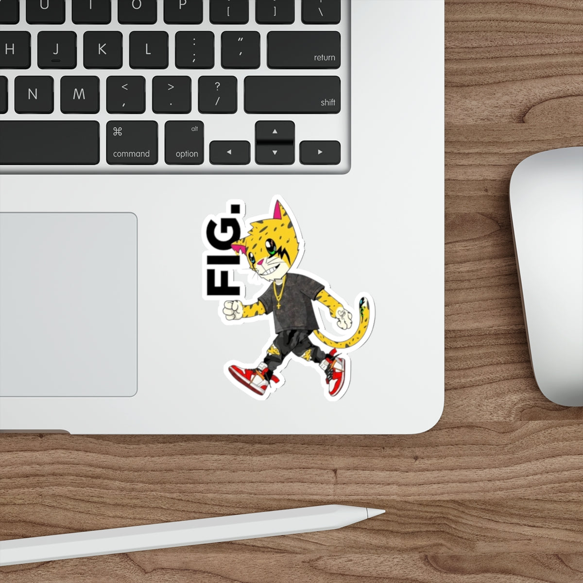.FIG. "Reborn" (2 Cor 5:17) Die-Cut Graphic Sticker 2