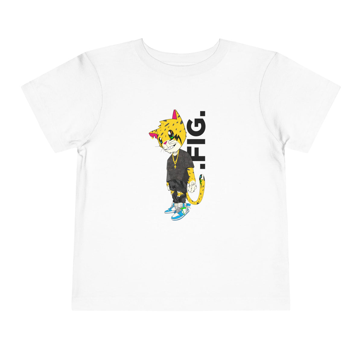 .FIG. "Reborn" (Blue) (2 Cor 5:17) Toddler Short Sleeve Tee
