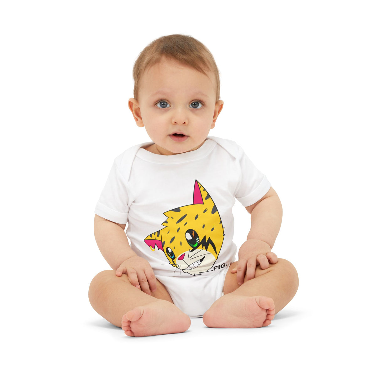 .FIG. "Reborn" (2 Cor 5:17) Infant Jersey Onesie