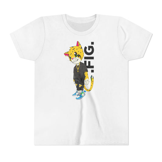 .FIG. "Reborn" (Blue) (2 Cor 5:17) Youth Short Sleeve Tee