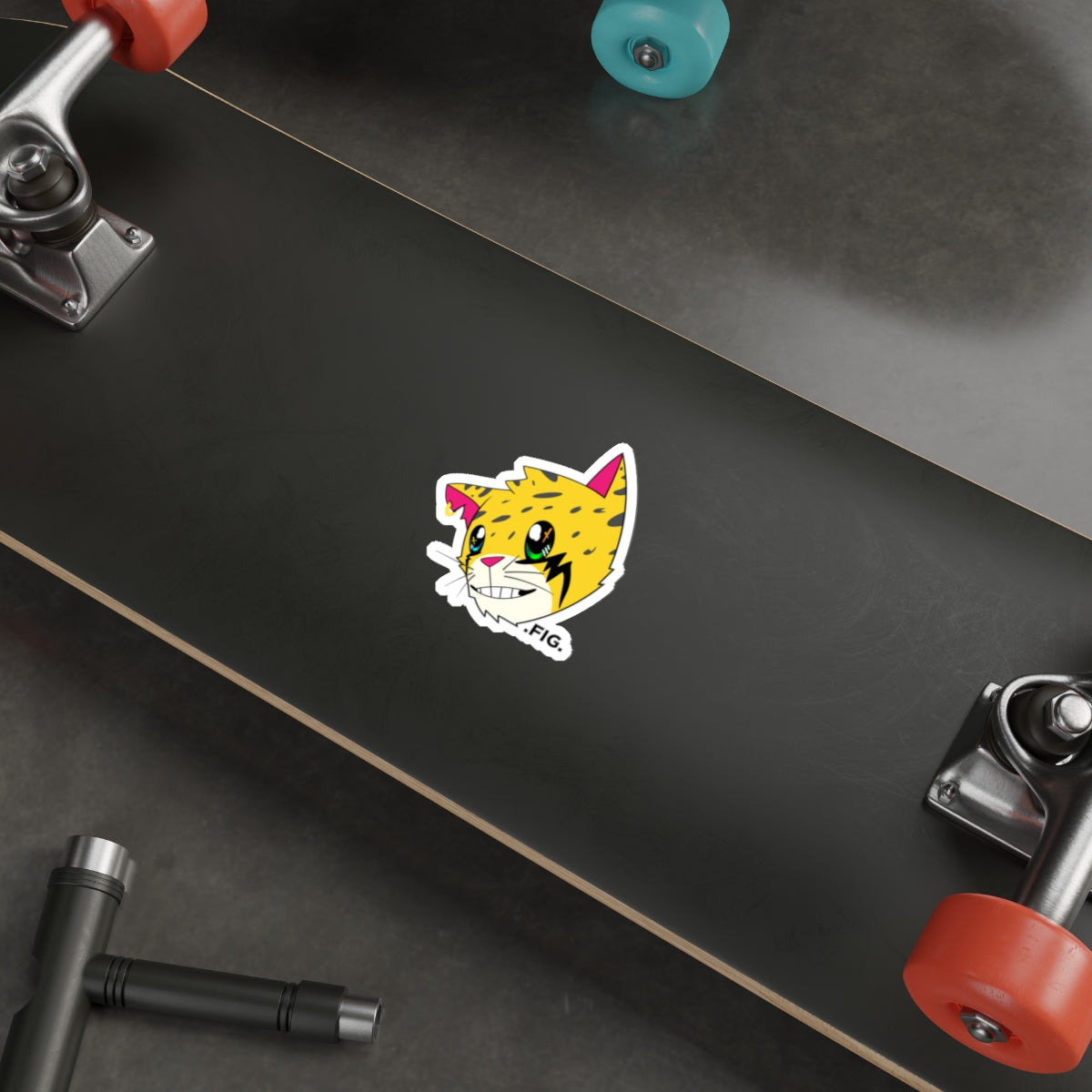 .FIG. "Reborn" (2 Cor 5:17) Die-Cut Graphic Sticker