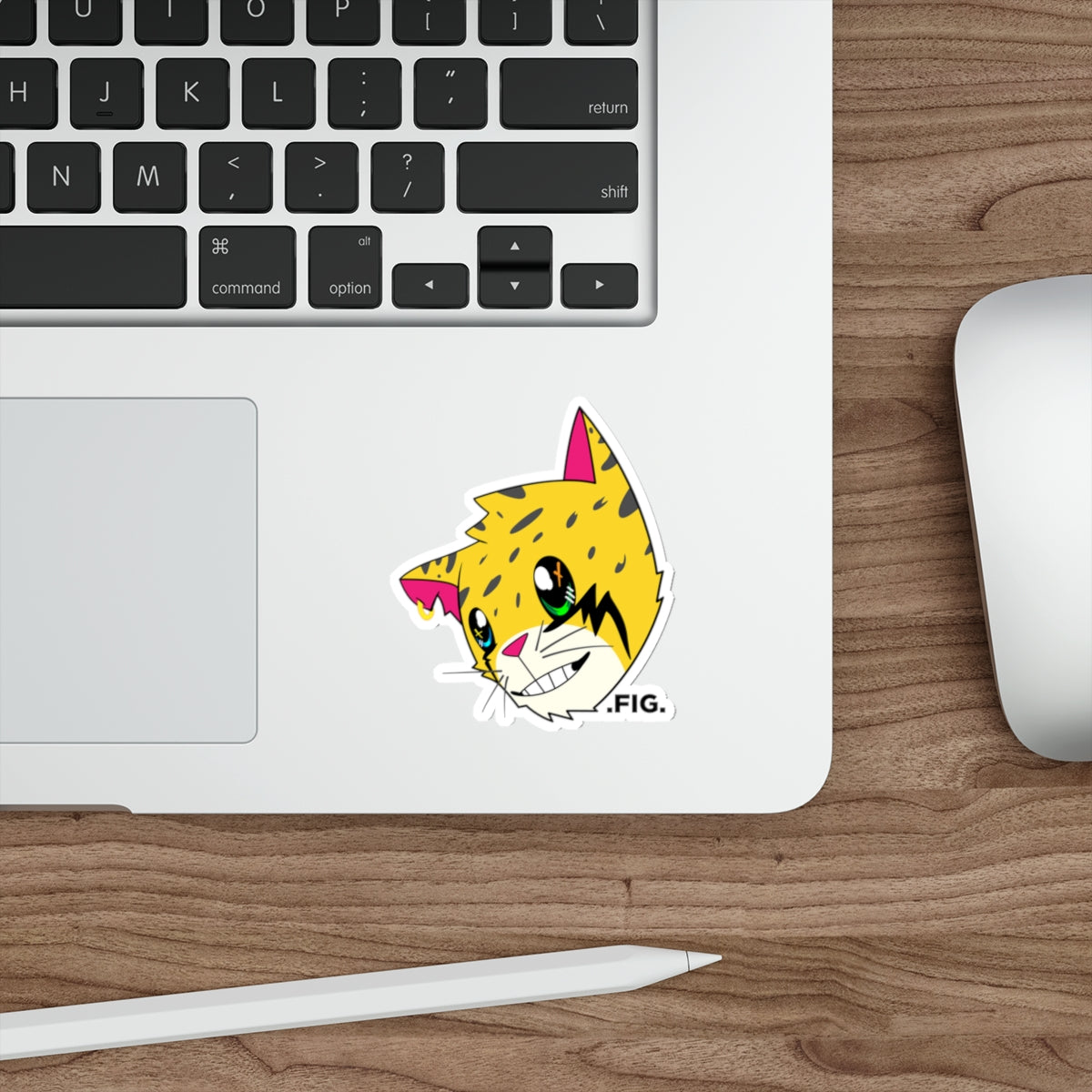 .FIG. "Reborn" (2 Cor 5:17) Die-Cut Graphic Sticker